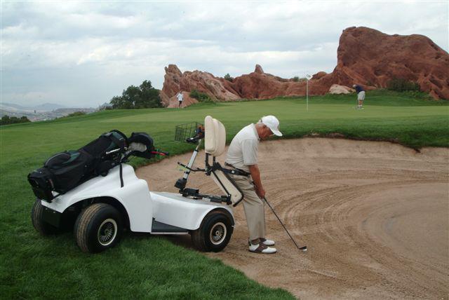 SoloRider Golf Car On The Course