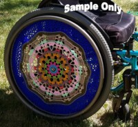 Pre custom order Wheelchair Wheel Cover Spoke Cover Wheel image 1 Pre custom order Wheelchair Wheel Cover Spoke Cover Wheel image 2 Pre custom order Wheelchair Wheel Cover Spoke Cover Wheel image 3 Pre custom order Wheelchair Wheel Cover Spoke Cover Wheel image 4 WheelCovers4U |