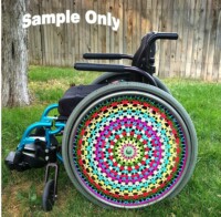 Pre custom order Wheelchair Wheel Cover Spoke Cover Wheel image 1 Pre custom order Wheelchair Wheel Cover Spoke Cover Wheel image 2 Pre custom order Wheelchair Wheel Cover Spoke Cover Wheel image 3 Pre custom order Wheelchair Wheel Cover Spoke Cover Wheel image 4 WheelCovers4U | 2